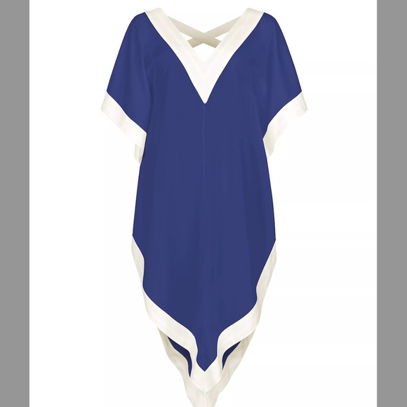 VALIMARE BANDEAU SWIMSUIT AND MATCHING COVER-UP XL    (2pc set) - Picture 1 of 7